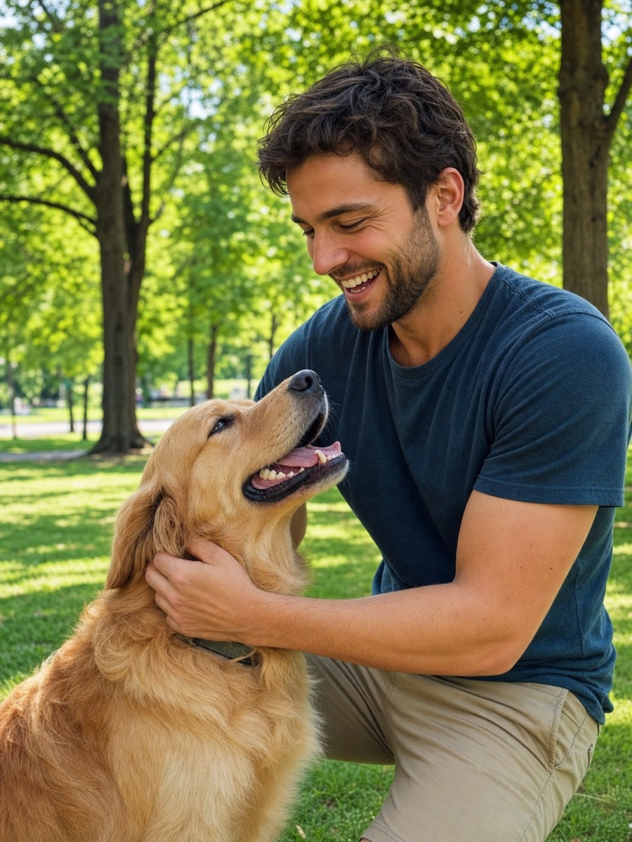 Pet Day dating profile photo example